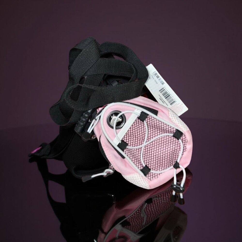 NWT CMC Pink Nylon Day Mini Micro Backpack 3 X 5 Horses